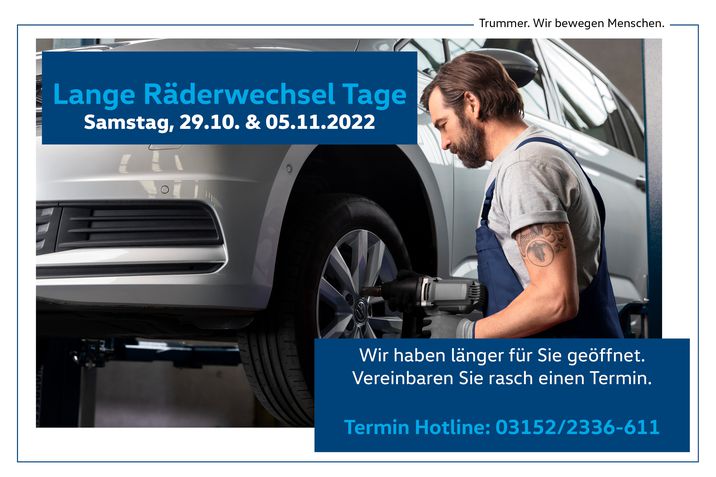 Lange Räderwechseltage